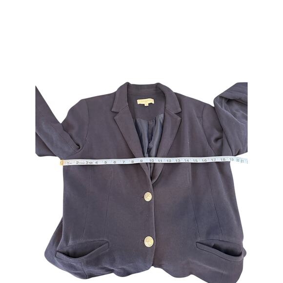 Talbots Blazer Blue Office Work Career Business Corporate Single Breasted Large - Picture 11 of 13